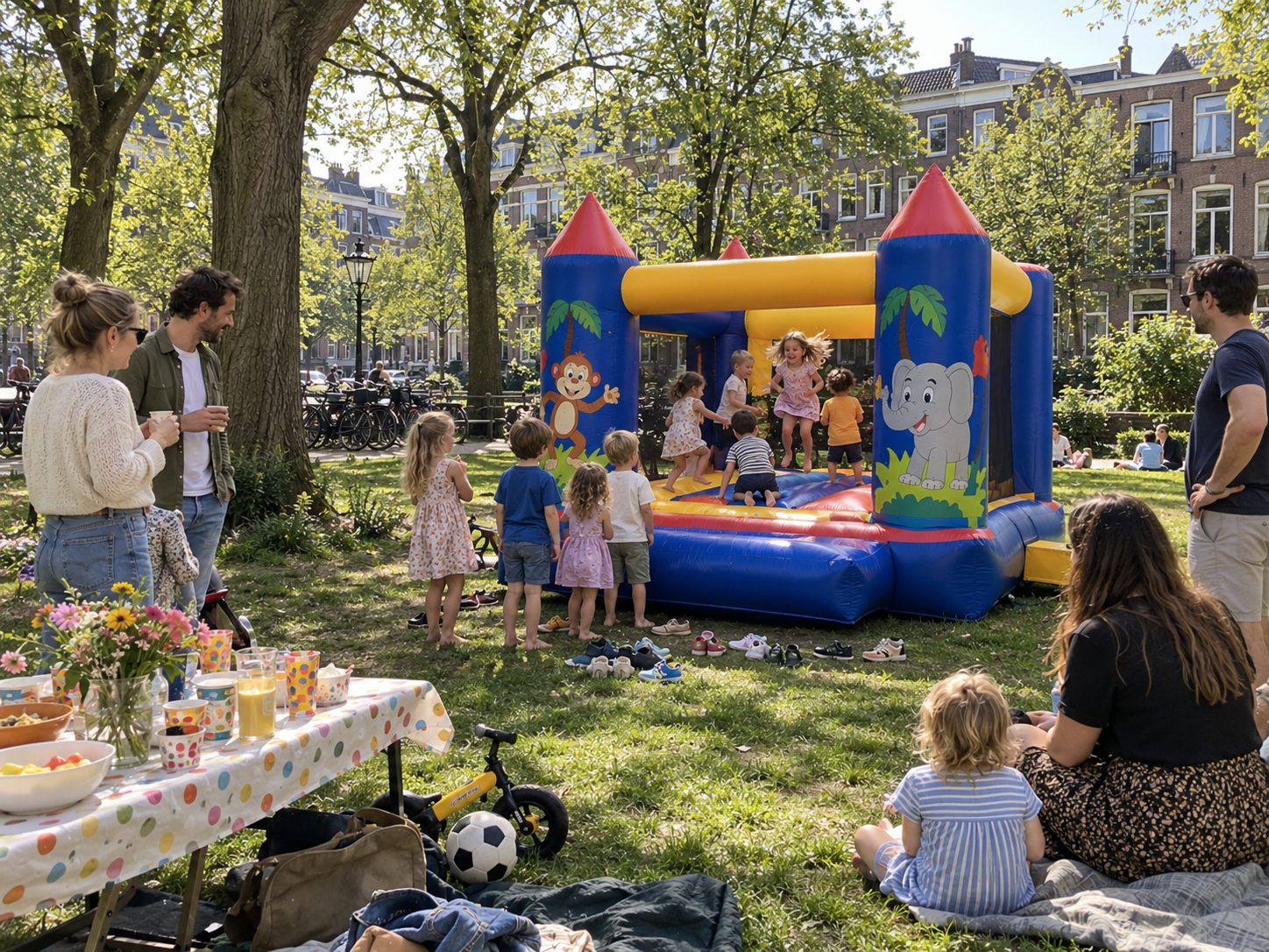 Springkussen huren in Amsterdam zonder tuin? Dit zijn je mogelijkheden